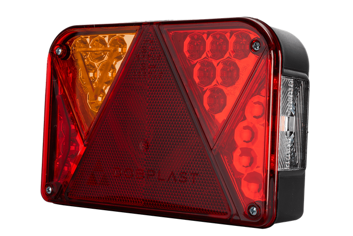 DOBPLAST DPT35 LED aizmugurējais lukturis 6 funkcijas pa kreisi
