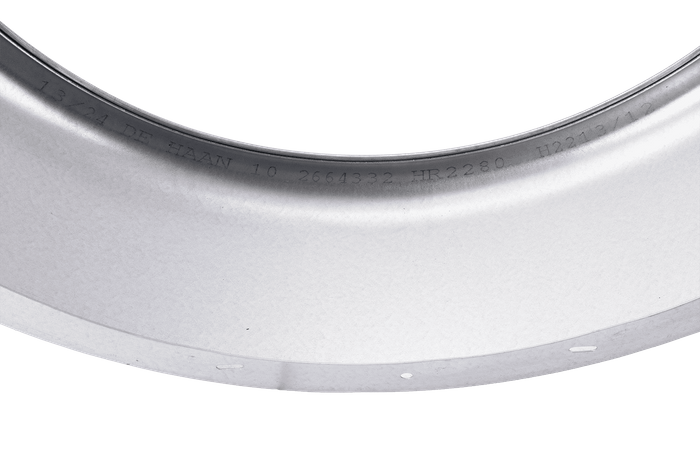 Divu dubļusargu komplekts 15-16" DE HAAN HR 2280 piekabei, riteņu arkas 800/220mm