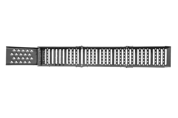 UNITRAILER ALR005 salokāmas tērauda rampas piekabēm 200 cm 500 kg 2 gab. komplekts