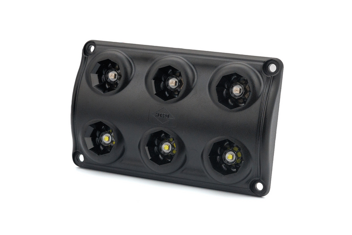 HORPOL LWD2325/CZ LED 720lm melns automašīnas salona lukturis
