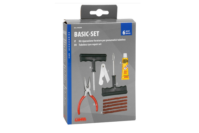 Bezkameru riepu remonta komplekts LAMPA Basic-set