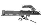 KNOTT KQ14-A+KZE7.5 lodveida sakabe 750 kg piekabei ar V veida jūgstieni
