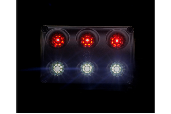 HORPOL LWD2325/CZ LED 720lm melns automašīnas salona lukturis