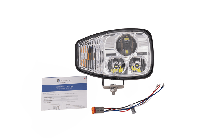 TT Technology TT.16610-P Светодиодный передний фонарь, 3 функции, 21xLED, 4450 лм, правый, для JCB/Cat/Manitou/Volvo/Terex