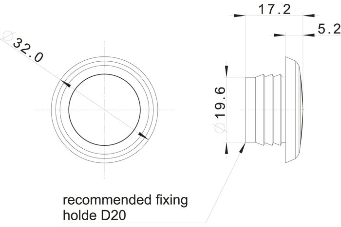 FRISTOM FT-074Z LED universālā marķiera lampa