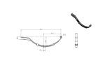 4 lapu atspere piekabēm 76,5 cm 375 kg