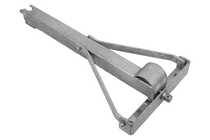 KNOTT 6X1197.007 выдвижной угловой стабилизатор для прицепа грузоподъемностью 1100 кг, 498 мм