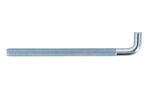 DROMET HP M6x90 celtniecības āķis ar leņķisko galu (taisns)