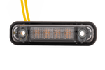 Габаритный фонарь FRISTOM FT-081 LED DARK, оранжевый, универсальный