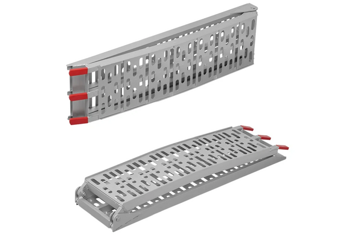 ProPlus 390096 salokāmas alumīnija rampas piekabēm 220 cm 680 kg 2 gabalu komplekts