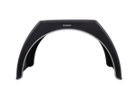 Двойные крылья для прицепа 15-16" DOMAR DK3120 плоская колесная арка 1000/510 мм с белым ободом