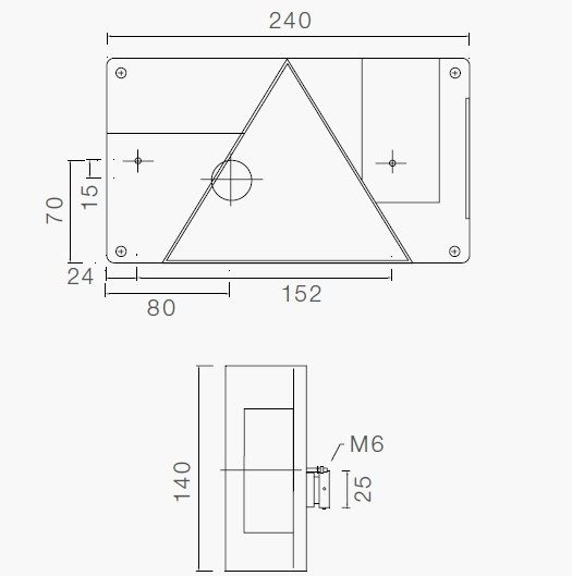 ASPÖCK Multipoint I крышка заднего фонаря правая