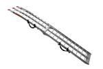 UNITRAILER ALR002 salokāma alumīnija rampa piekabei 221cm 340kg ar siksnu