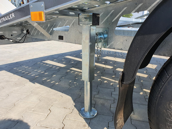 Izvelkams balsts ar kloķi un adapteri WINTERHOFF SF60-19-280 1300 kg platformas piekabei 415-655 mm