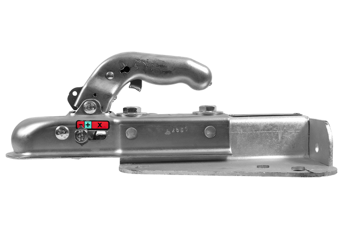 KNOTT K7.5-H+KZE7.5 lodveida sakabe 750 kg piekabei ar V veida jūgstieni