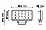 LED darba lampas atstarotājs LAYTZ LY7305 72xLED 7000lm taisnstūrveida